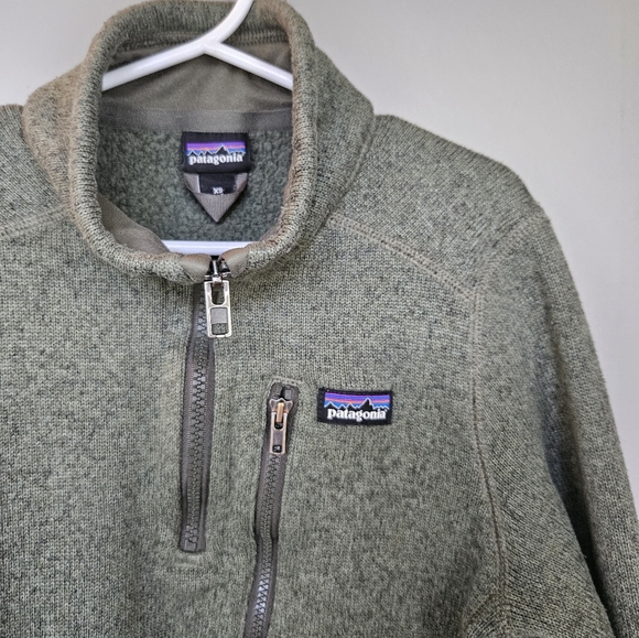 Boys patagonia xs 56 3/4 zip pullover - Picture 2 of 9